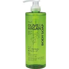 Kumano Yushi Dive Olive & Argan Body Soap, 800ml