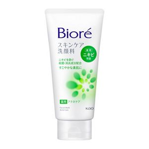 Kao Biore Skin Care Facial Cleanser Medicated Acne Care, 130g