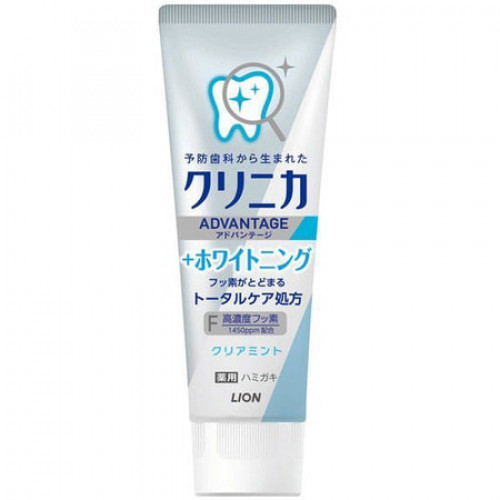 Lion Clinica Advantage + Whitening Toothpaste Clear, 130g