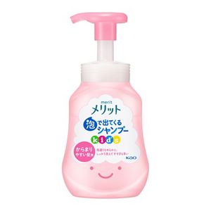 Kao Merit Foam Shampoo for Kids for Tangled Hair Pump, 300ml