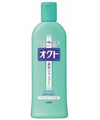 Lion Octo Shampoo 320ml Mild Floral Fragrance Quasi-drug, Medicated Shampoo, 320ml
